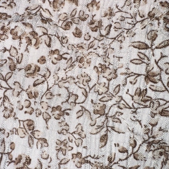 Baevely Cropped Quilted Floral Vest – Size Large 🌿🤎✨Boho Country lightweight - Picture 7 of 7